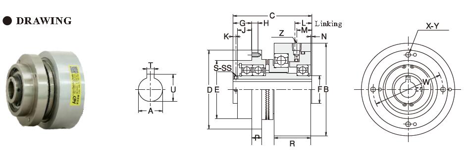 HTP tooth clutch drawing