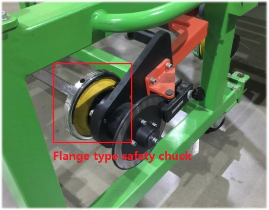 flange safety chuck